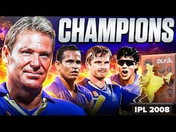 How Rajasthan Royals Won IPL 2008