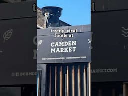 trying the most VIRAL LONDON FOODS!! 🤭🇬🇧 #london #camdenmarket #londonfood #foodie