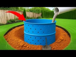 Few people know about this great invention! Super economical recycling idea from PVC pipes cement