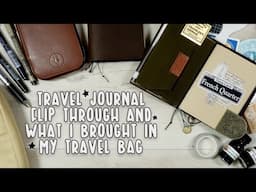 Travel Journal Flip Through (and what I brought in my Travel Bag!) | New Orleans Travel Journal