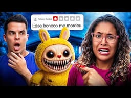 TESTAMOS OS PIORES PRODUTOS DE 1 ESTRELA! *Labubu falso