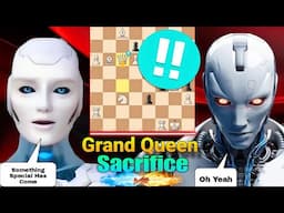 Stockfish 17's Grand Queen Sacrifice Against The Top Chess Engine Shocked The World | Chess Game