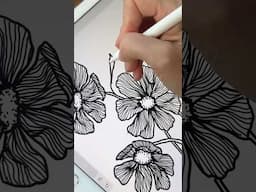 Custom Lace-Inspired Floral Illustrations