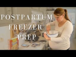 Stocking The Freezer with Meals for After Baby | Postpartum Freezer Prep