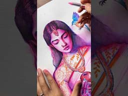 Gel Pen Painting #artshorts #artvideos