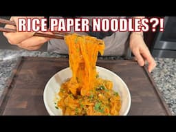 I Made Noodles from Rice Paper… And It’s AMAZING! 😍