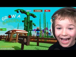 Planting RARE Plants in Roblox Grow a Garden