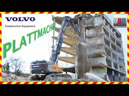 ⚠️ Volvo EC750E HR, Hochhausabbruch,  Stuttgart, 2025. Teil 6  #longfront