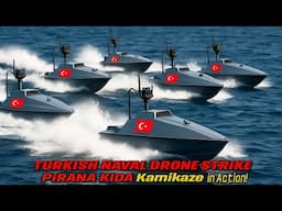 Turkiye Tests PİRANA KİDA Kamikaze Naval Drone, Precision Strikes on the Battlefield!