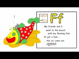 Jolly phonics f song animation (original)
