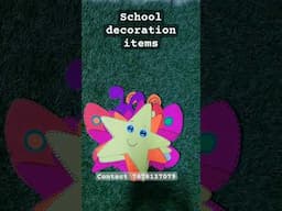 School decoration crafts #schooldecorationideas #classroomdecor #newsession