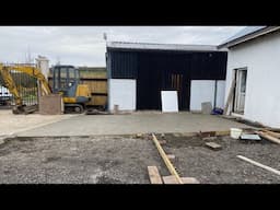Let’s get this sorted! An end to the mud! Here comes the concrete…. #offgrid #offgridscotland