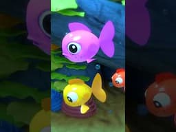 Tres Pececitos se fueron a nadar #cancionesinfantiles #niñosaprendiendo #musica #shorts