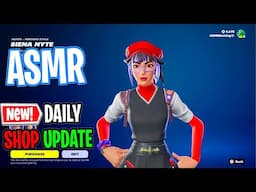 ASMR Fortnite Shop NEW Siena Nyte Skin! Daily Update Today 🎮🎧 Whispering 😴💤