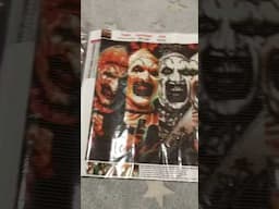 Completed Terrifier Diamond Painting