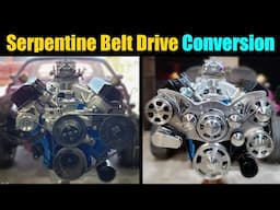 Engine Needs A Refresh? Complete Wraptor Serpentine Belt Conversion Kit By CVF On My 1970 Challenger