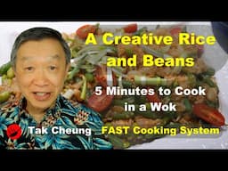 Rice and Bean.  An innovative and delicious way to enjoy three different kinds of beans.