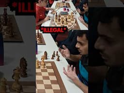 WEIRDEST ILLEGAL MOVE IN CHESS 🤣🤣 #chess