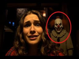 My SCARIEST Adventure Yet! Haunted by "Wanky" the Clown in a Remote Cabin 😱👻