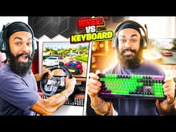 EXPENSIVE Gaming WHEEL VS EXPENSIVE Gaming KEYBOARD
