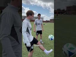 raise your hand if you've considered the flat earth theory #mnufc #mls #soccer #juggling #questions