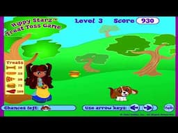 Dora is feeding the dog