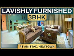 Fully furnished 1400 sq ft 3 BHK + 3 Washroom @ PS Amistad | Vastu-Compliant | Newtown Action Area 2