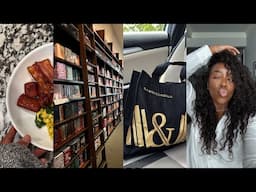 𝒗𝒍𝒐𝒈☕️ | slow nostalgic mornings, amazon finds, editing chats, & a cozy bookstore run + haul!