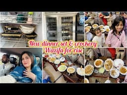 Powerful wazifa for rizq | New dinner set & crockery for Eid | iftar Dawat
