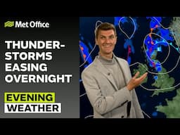 14/06/2025 - Rain easing in the north- Evening Weather Forecast UK – Met Office Weather