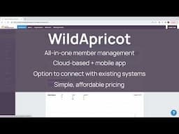 Meet WildApricot in Less than 3 Minutes!