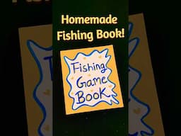 DIY Homemade Fishing Game Book 😲🌈 best out of waste/ easy craft ideas/ paper craft #shorts #craft