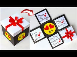 Birthday surprise gift box handmade / How to make birthday greeting card 2025 / DIY  gift box