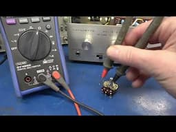 Vintage 70s silver face Lafayette Stereo 10A Integrated amplifier repair bad transformer