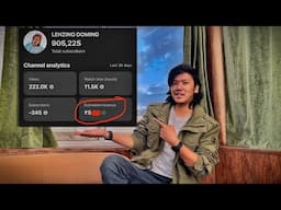 Finally Revealing my Actual Youtube Income in Public 🔥