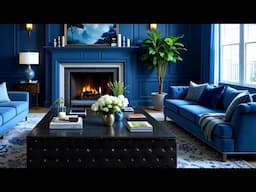 49 Stunning Blue Living Room Ideas #3