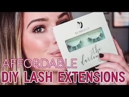 DIY 5-7 DAY LASH EXTENSIONS - AFFORDABLE!! Tips, Tricks & Demo! | Lauren Benet