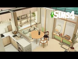 Modern Studio Apartment | 1310 21 Chic Street🏢 | Stop Motion Build | The Sims 4 | No CC