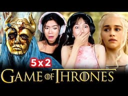 Foreign Girls React | Game of Thrones S5 Ep 2 "The House of Black and White" | First Time Watch