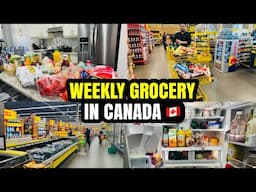 Weekly Grocery With 4 Kids 🧒 Cheapest Grocery Store In Canada 🇨🇦