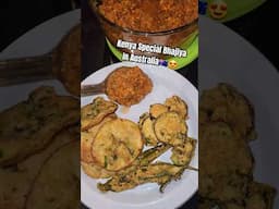 Spicy & Crispy Yum🌶️🥔😍 #pakoda #food #foodie #australia #sydney #streetfood  #shorts #viralvideo