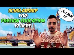 20 Lakh rupees Scholarship for International students!!!! 🇮🇳🇬🇧🇺🇸🇨🇦🇦🇺