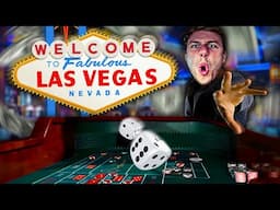 MY FIRST TIME EVER PLAYING CRAPS IN LAS VEGAS! (HIGH STAKES)