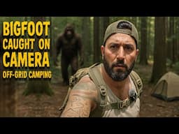 BIGFOOT CAUGHT ON CAMERA WHILE OFF GRID CAMPING ( GONE WRONG )