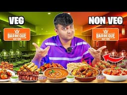 Trying BBQ Nation Veg vs Non-Veg Buffet Full Menu