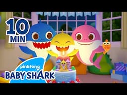 🎂Happy Birthday, Baby Shark! 💗 | +Compilation | Happy Birthday NON-STOP | Baby Shark Official