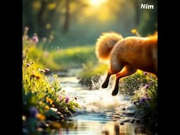 Cute Fox Hopping
