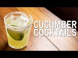 2 x Delicious Cucumber Cocktails!