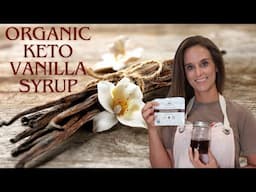 Keto Organic Vanilla syrup!