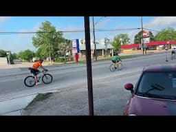 MS 150 BICYCLE MARATHON TO AUSTIN TEXAS/BELLVILLE TEXAS /A Small Town Restaurant